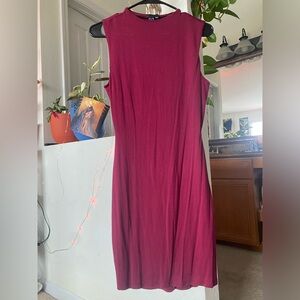 *NEW* Mini Wine Red Maroon Sleeveless Dress Size L
